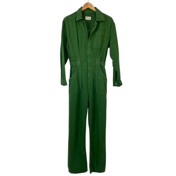 Etica Pants - ETICA Kingsley Vintage Twill Utility Jumpsuit